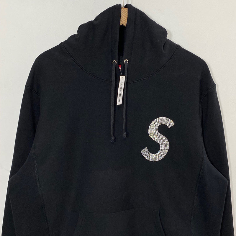 Supreme Swarovski S Logo Hooded Sweatshirt Black – Tenisshop.la