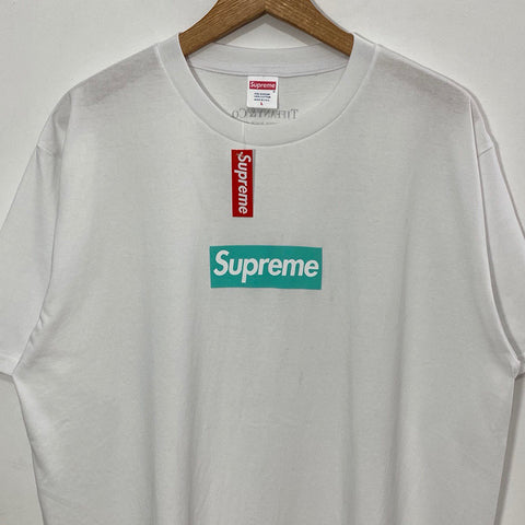 Supreme Tiffany & Co. Box Logo Tee White – Tenisshop.la