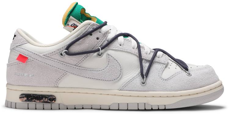 Off-White × Nike Dunk Low Lot 20 25.5cm | www.jarussi.com.br