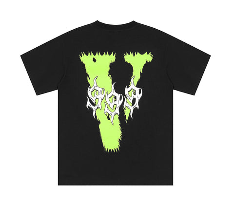 Vlone Fighting Demons T-Shirt Black – Tenisshop.la