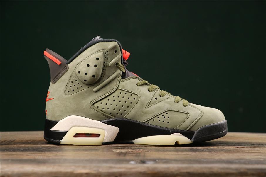 Travis Scott x Air Jordan 6 Retro 'Olive' – Tenisshop.la