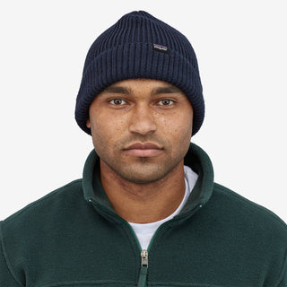 Patagonia Fishermans Rolled Beanie Navy Blue