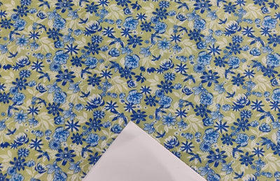100% cotton cambric Print Floral Design 58" wide available in three floral colors