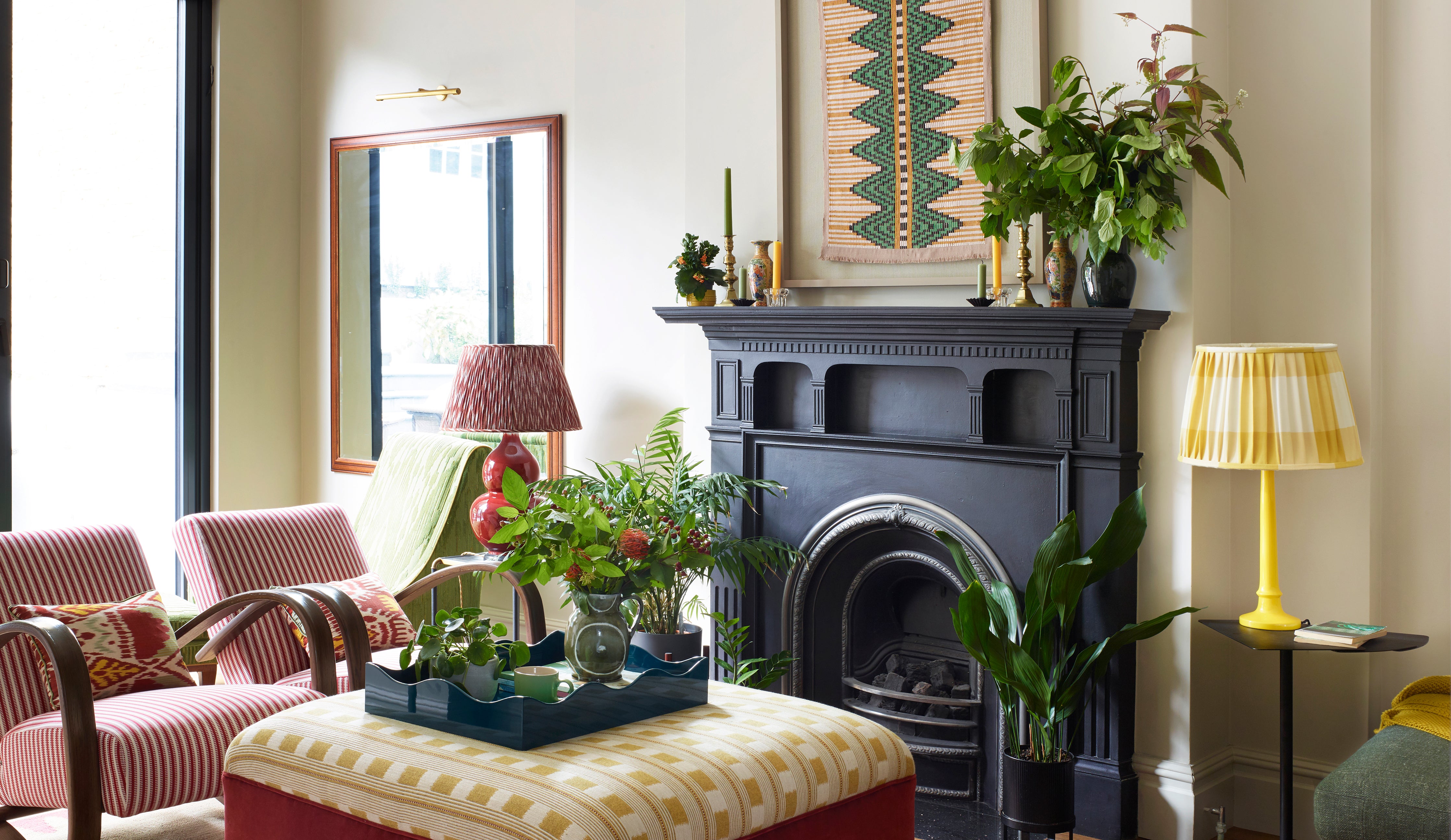 Interior by Louise Robinson, family home in Muswell Hill.