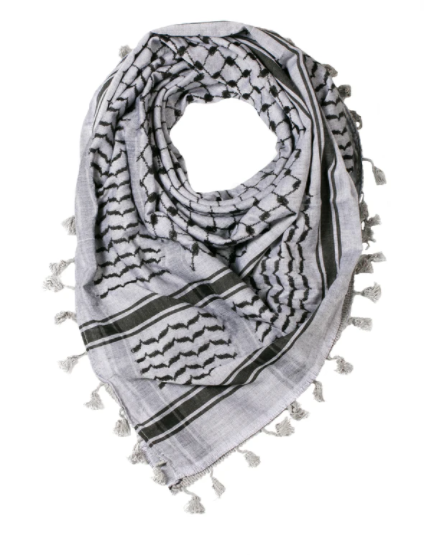 Official Amal Hirbawi Kufiya / Keffiyeh - Palestinian Scarf – Abú Wear