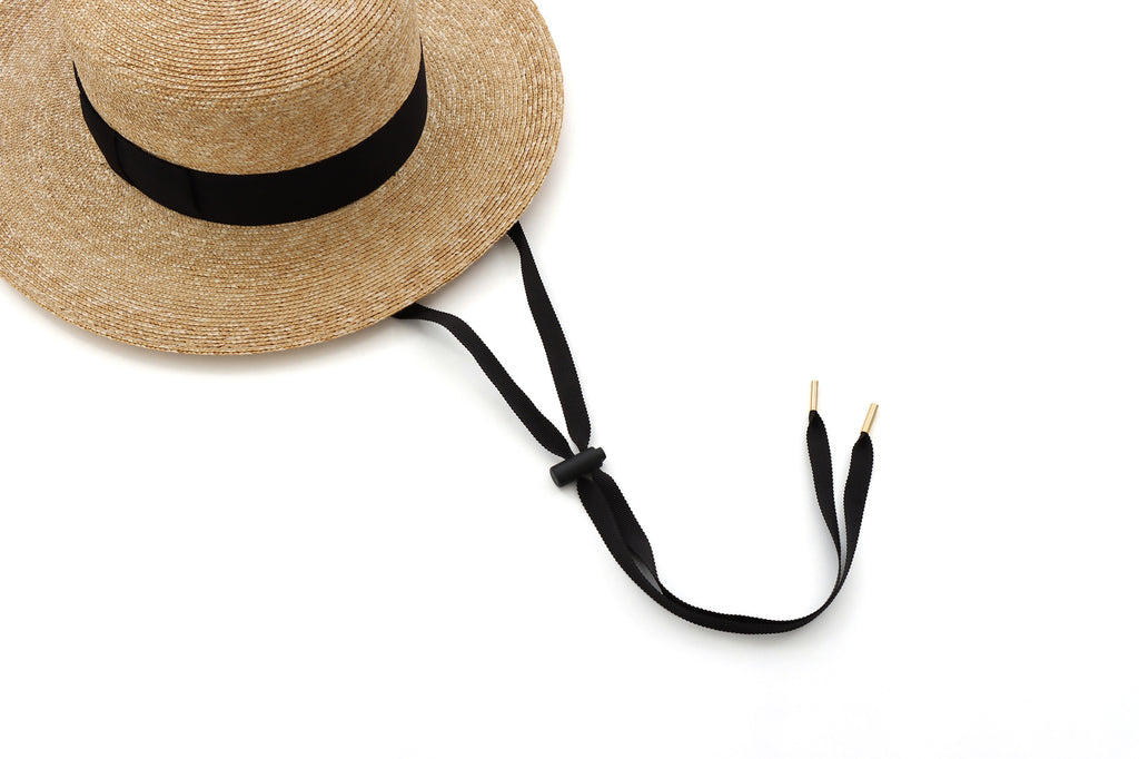 Detachable Chin straps with clips for a hat – Grosgrain