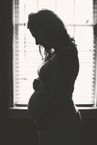 Snugglebundl - Baby Brain Blog - An Image of a women's body during pregnancy