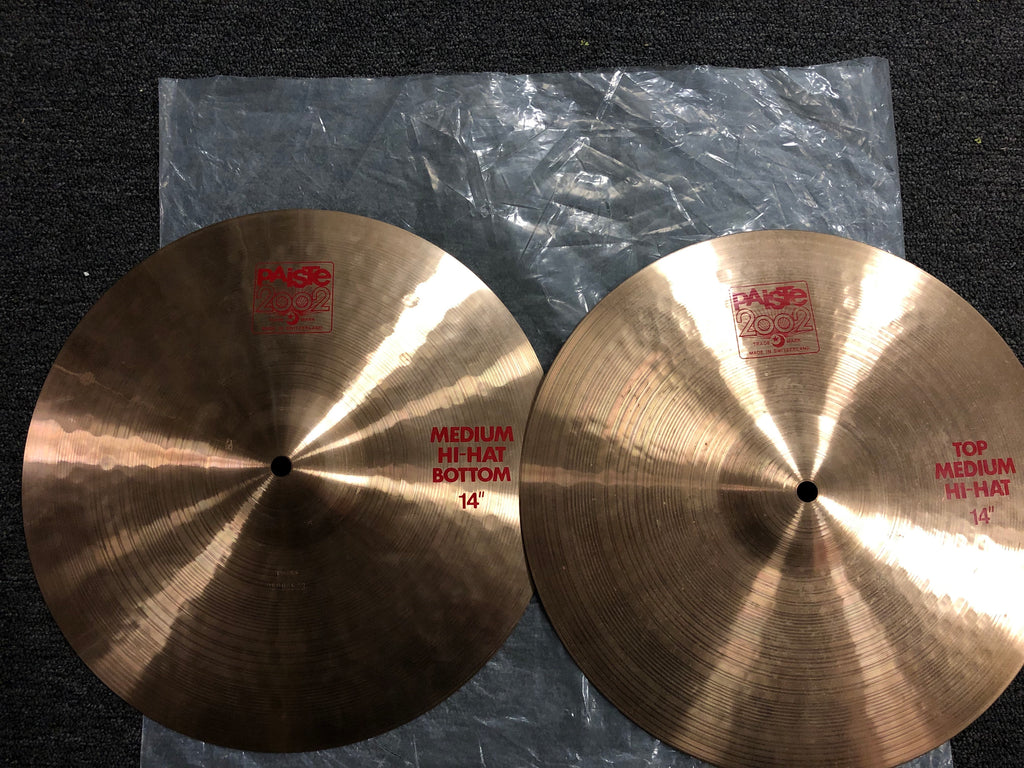 Paiste 2002 Medium Hi-Hats - 14” - 981/818 grams - Demo