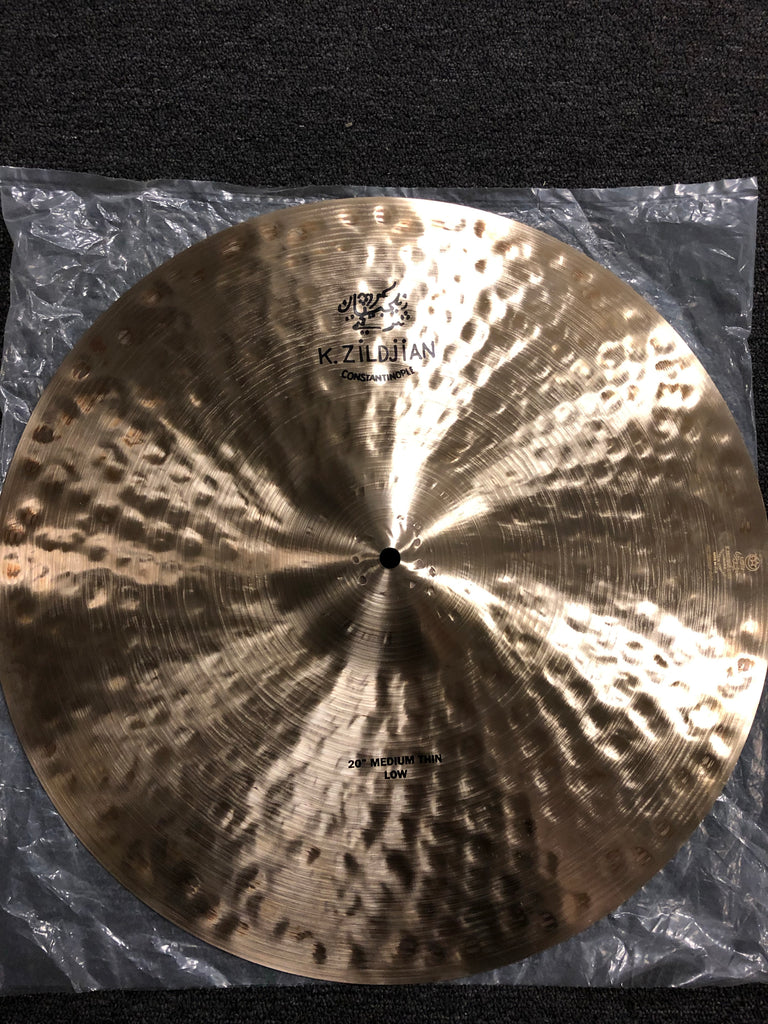 Zildjian K Constantinople Medium Thin Ride Cymbal - 20” - 1766 grams - NEW