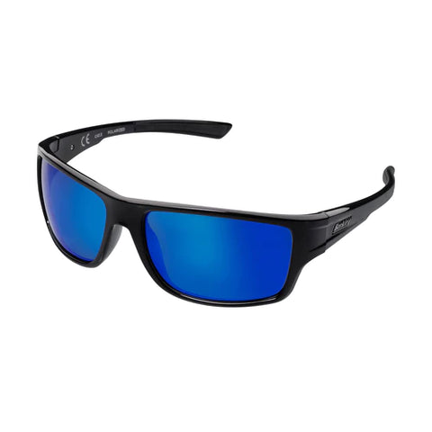 Polarised Sunglasses Blue Lens Black Frame