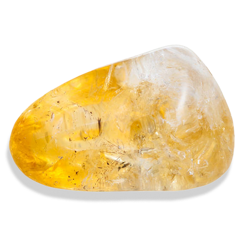 piedra preciosa de citrino natural en bruto