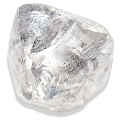 piedra preciosa de diamante natural en bruto