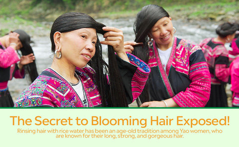 Yao Village Woman with very long hair