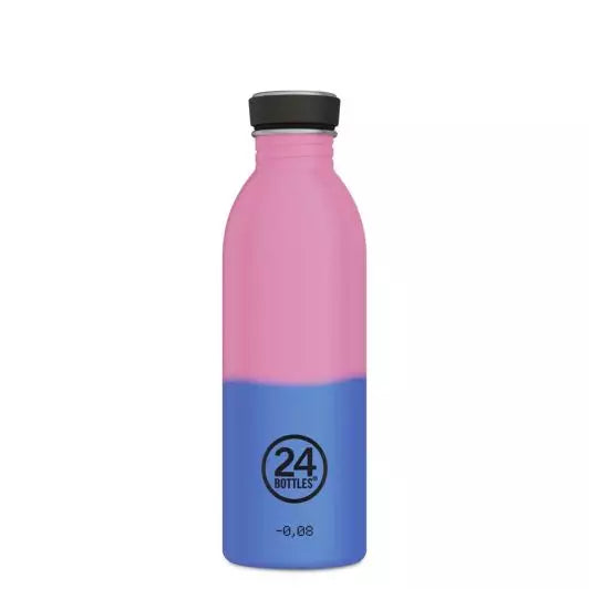 Se 24Bottles - Urban Drikkedunk 500 Ml - Reactive Pink / Blue hos Suztain