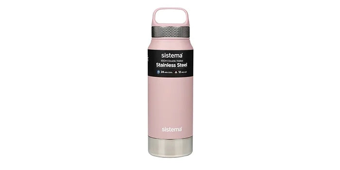 Sistema - Drikkedunk 650 Ml - Dusty Pink