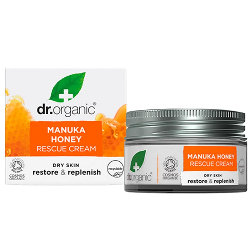 Billede af Dr. Organic - Manuka Honey Rescue Cream - 50 Ml