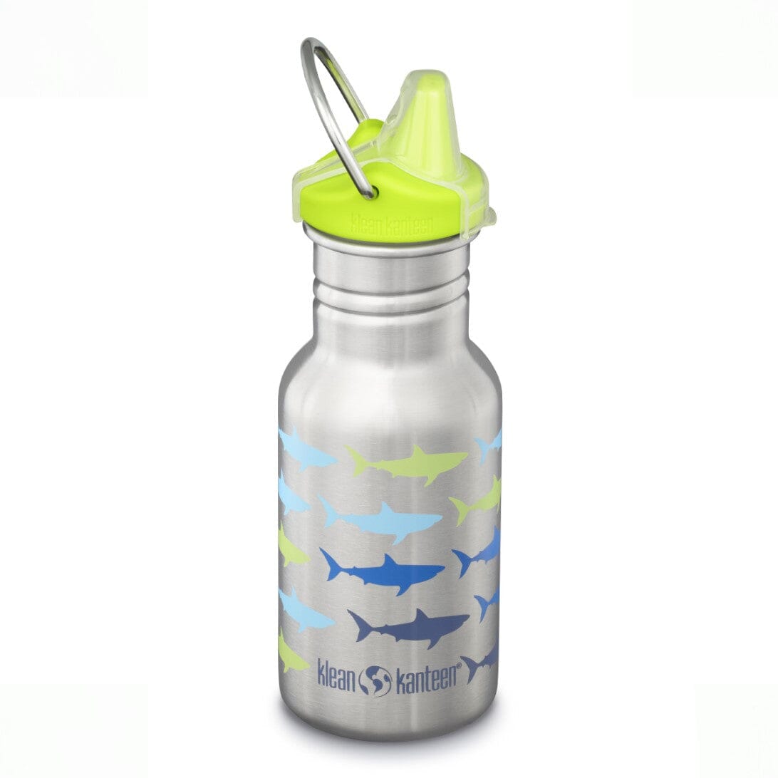 Se Klean Kanteen - Drikkedunk Børn 355ml Classic W/ Sippy Cap - Sharks hos Suztain