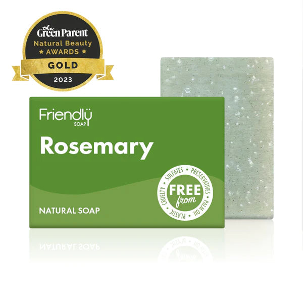 Billede af Friendly Soap - Friendly Sæbebar - Rosmarin - 100% Naturlig Og Vegansk - Testvinder