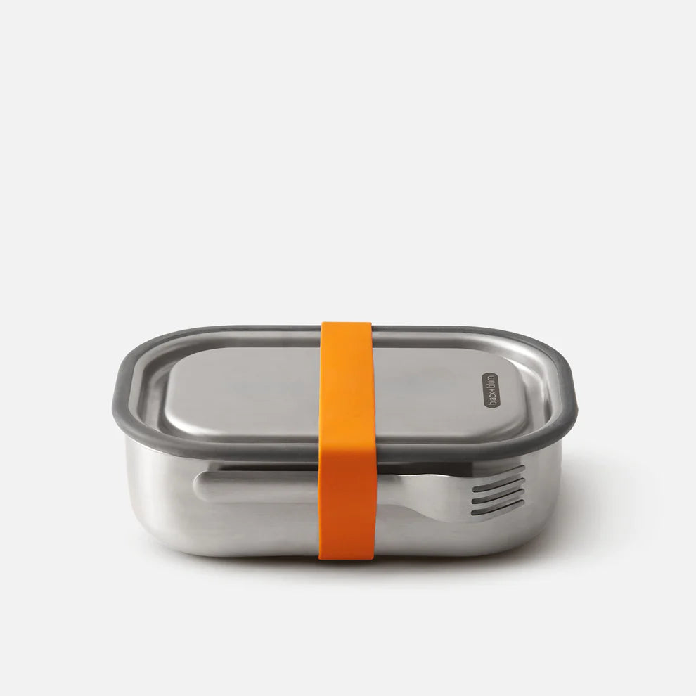 Se Black + Blum Stainless Steel Lunch Box Large - Orange - Str. 1000ml - Madkasse hos Suztain