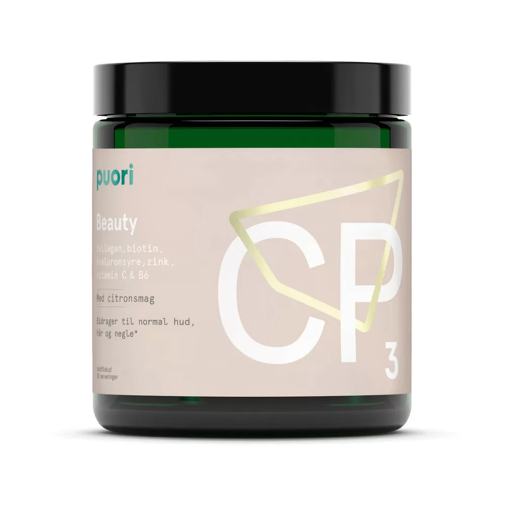 Se Puori - CP3 Beauty Kollagen - Med Citron 30 Port. - 185 G hos Suztain