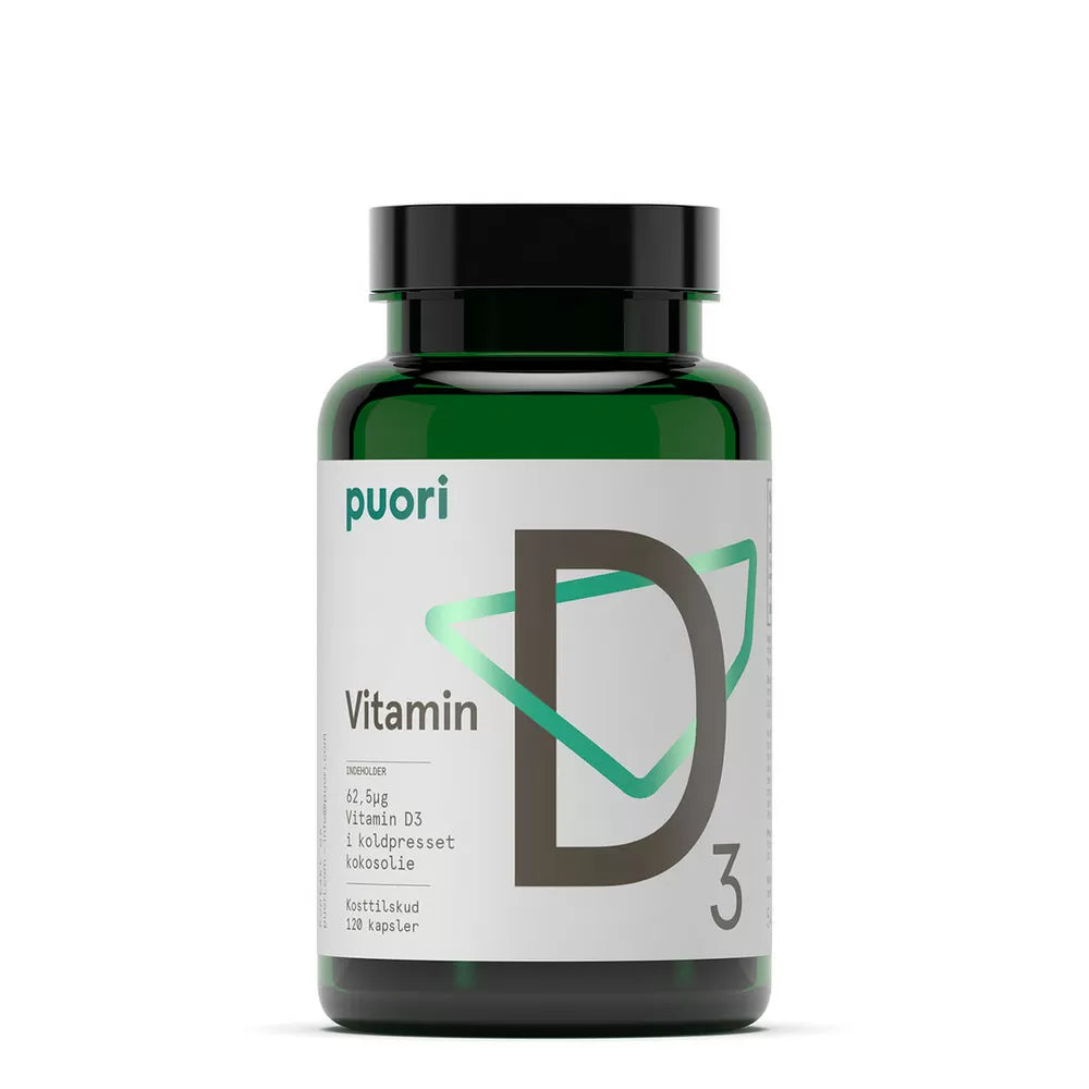 Billede af Puori - D3-vitamin 62,5 g - 120 Kap hos Suztain