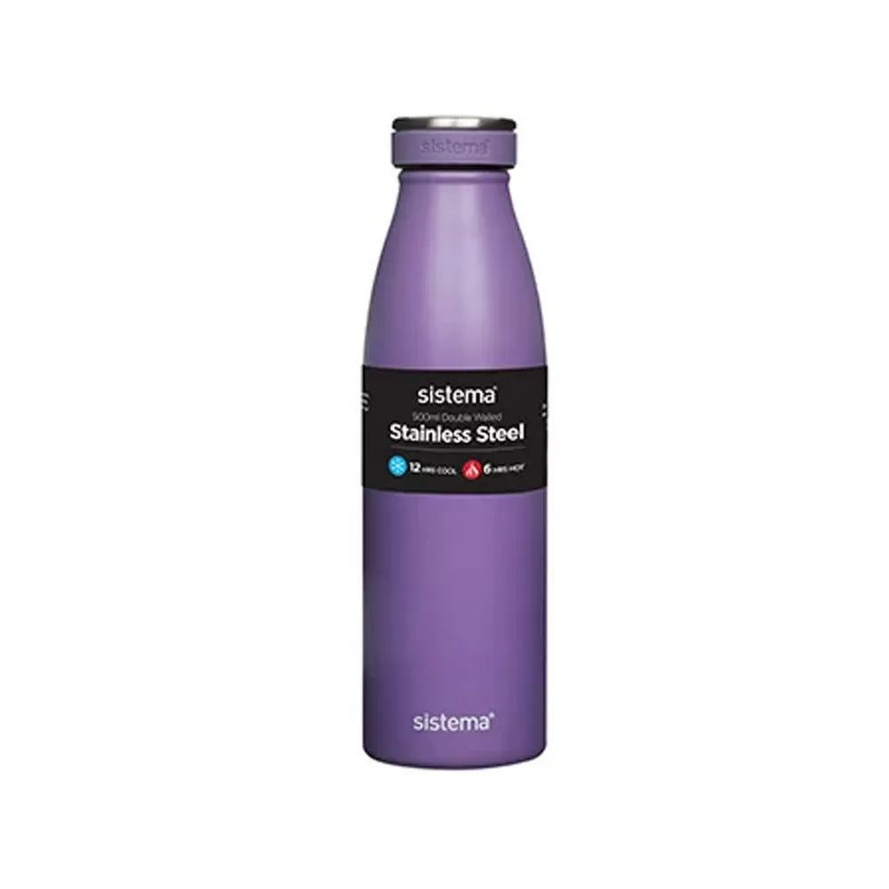 Se Sistema - Drikkedunk 500 Ml - Misty Purple hos Suztain