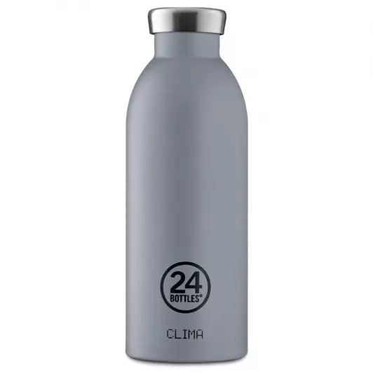 Se 24Bottles - Clima Drikkedunk 500 Ml - Stone Finish - Formal Grey hos Suztain