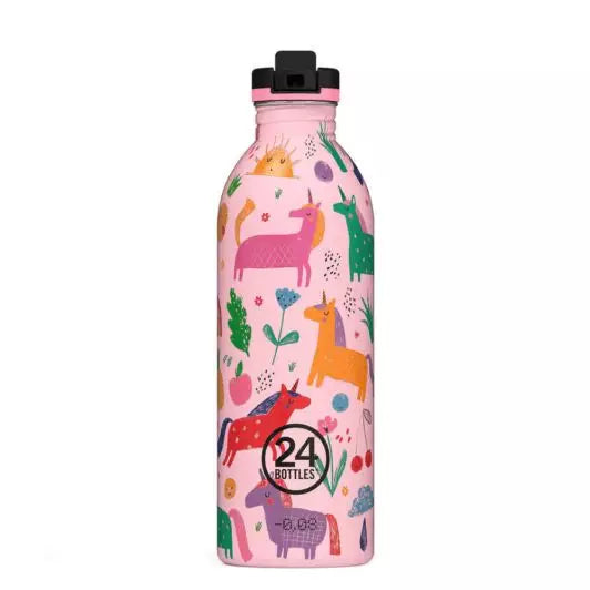 Se 24Bottles - Urban Drikkedunk Børn 500 Ml - Stone Finish - Magic Friends hos Suztain