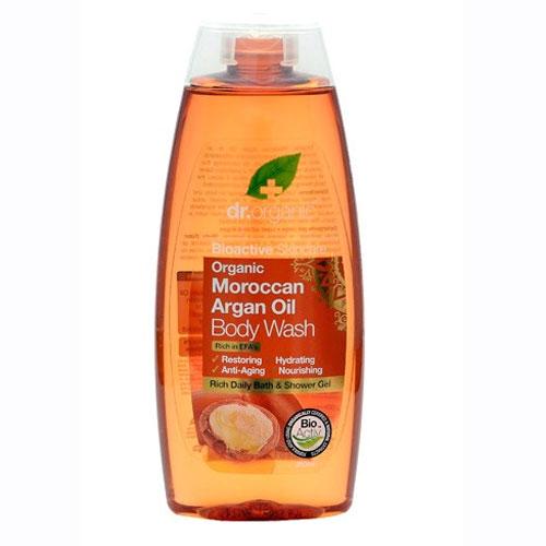 Billede af Dr. Organic - Økologisk Body Wash Med Argan Oil - 250 Ml hos Suztain