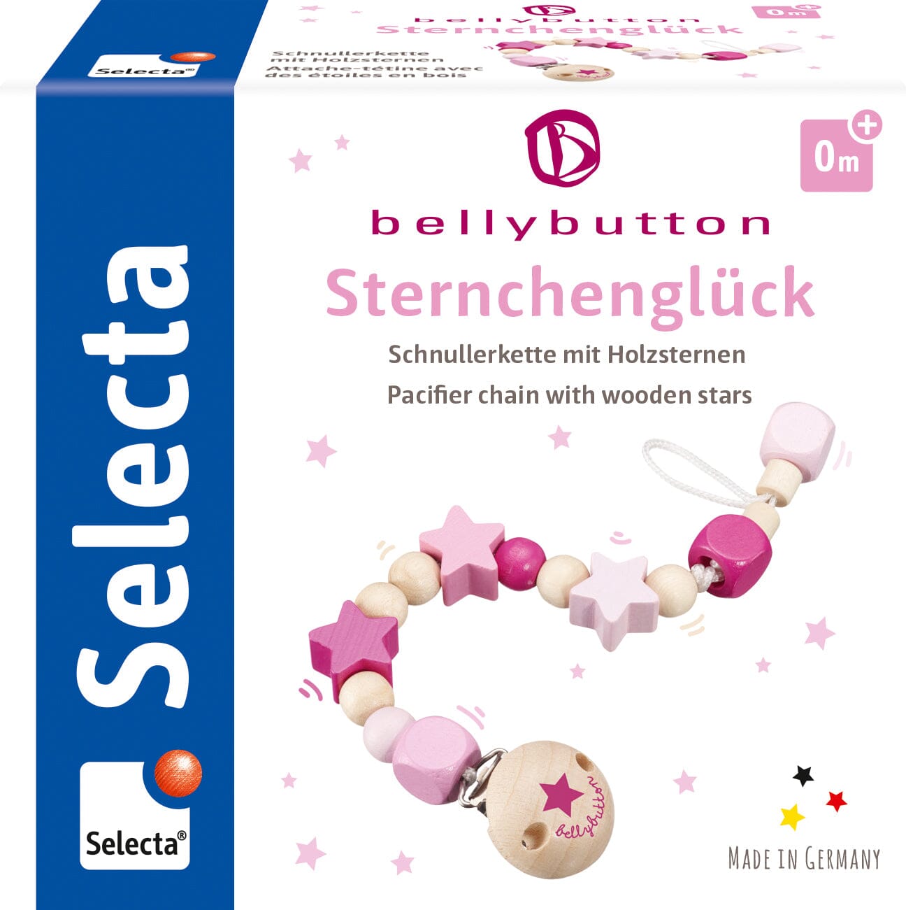 Billede af Selecta - Lucky Star Suttekæde - Pink