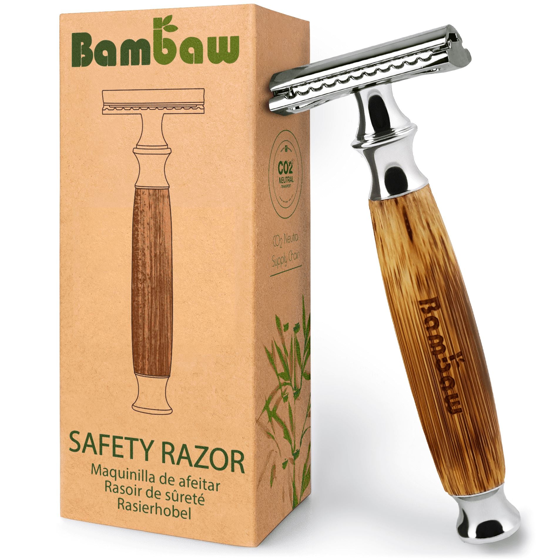 Billede af Bambaw - Barberskraber Safety Razor - Classic Silver