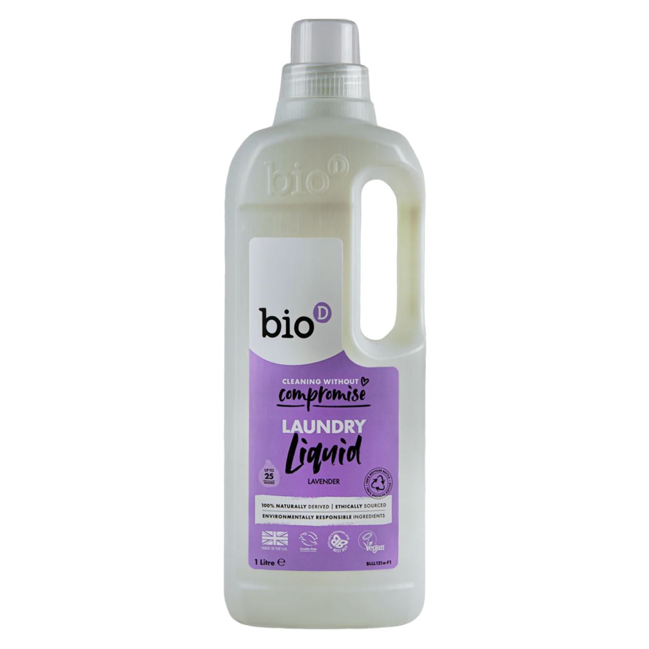 Se Bio-D - Miljøvenligt Flydende Vaskemiddel Med Lavendelduft, 1 Liter hos Suztain