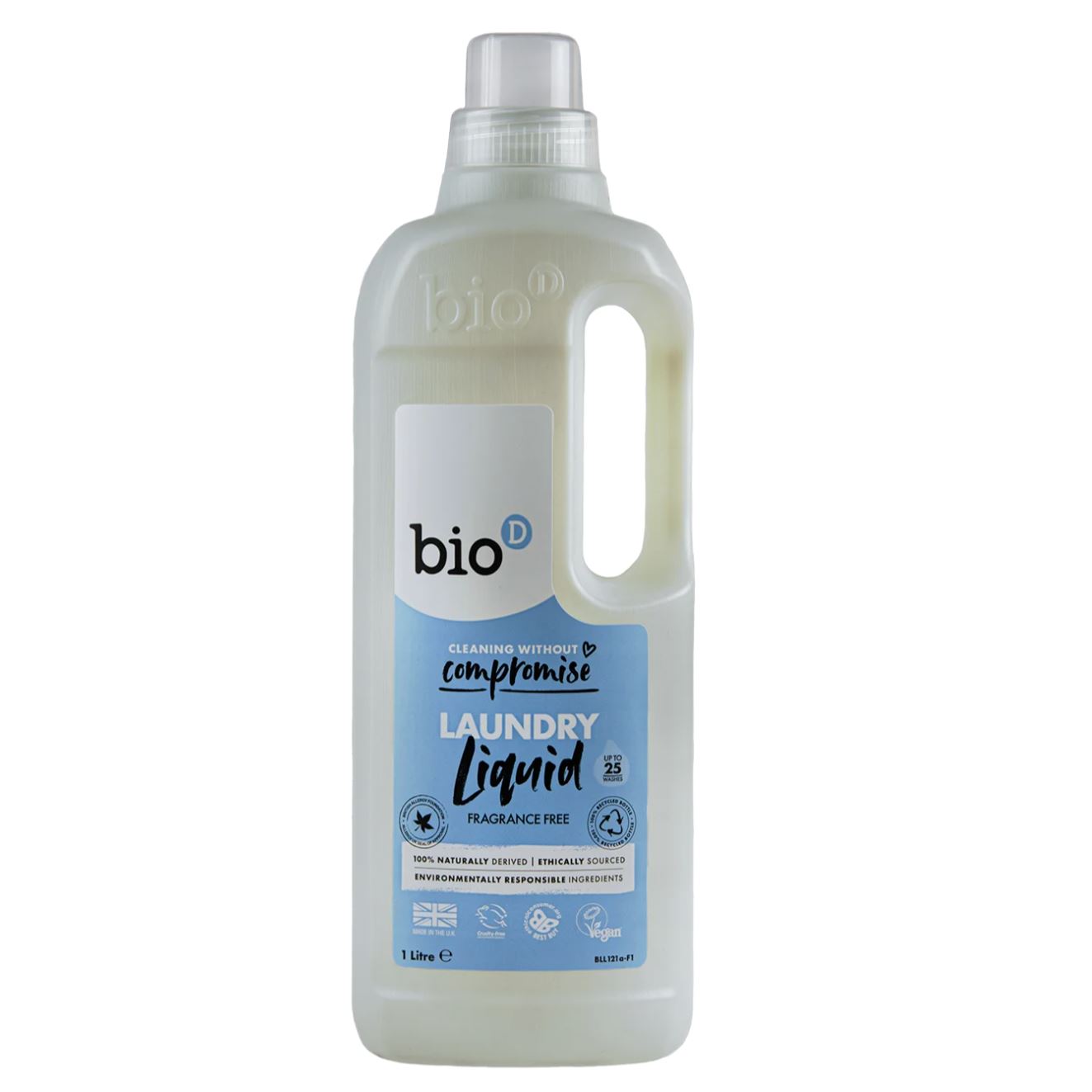 Billede af Bio-D - Miljøvenligt Flydende Vaskemiddel Uden Duft, 1 Liter