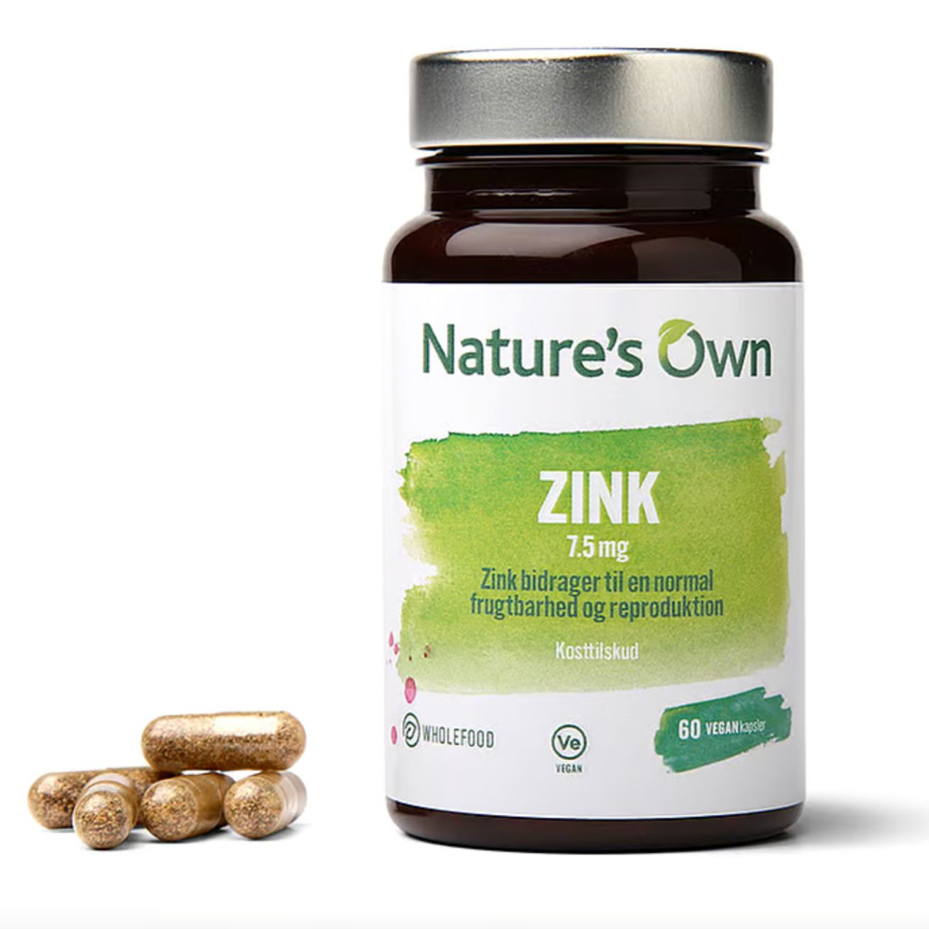 Billede af Natures Own - Nature's Own Zink 60 Kapsler