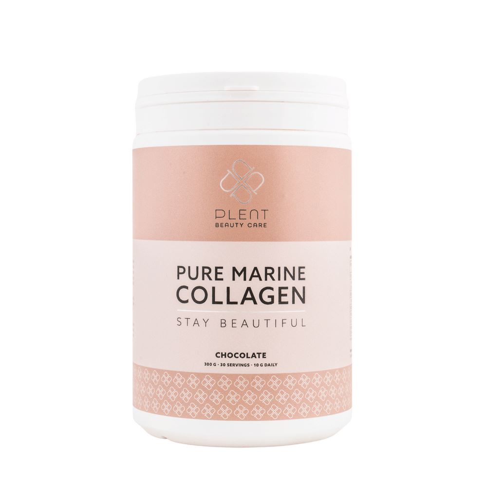 Billede af Plantforce - Plent Marine Collagen - Chokolade 300 Gram hos Suztain