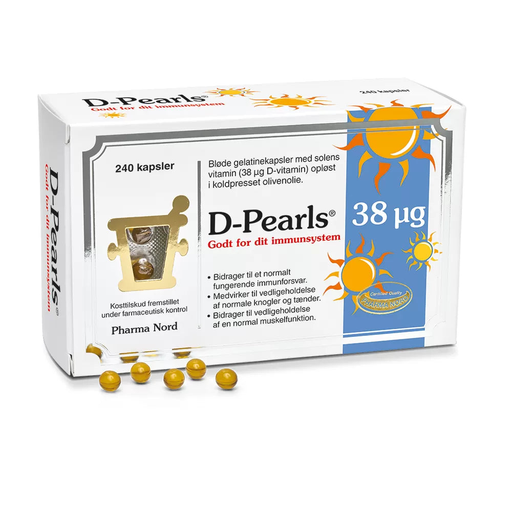 Se Pharma Nord - D-pearls 38 Mcg 240 Stk hos Suztain