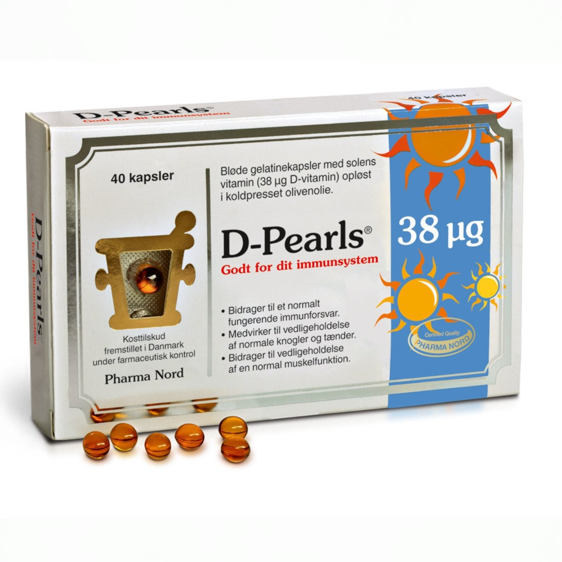 Billede af Pharma Nord - D-pearls 38 Mcg 40 Stk