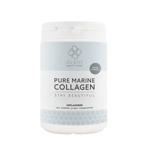 Se Plantforce - Plent Marine Collagen - Natural 300 Gram hos Suztain