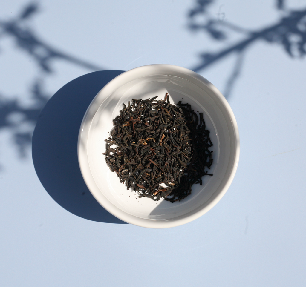 Assam Orthodox Black Tea leaves