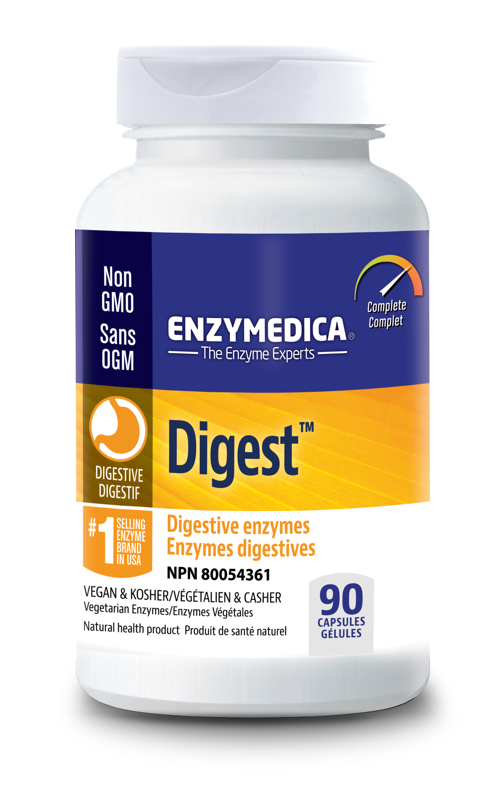 Digest, 90 Capsules - enzymedica.ca product image