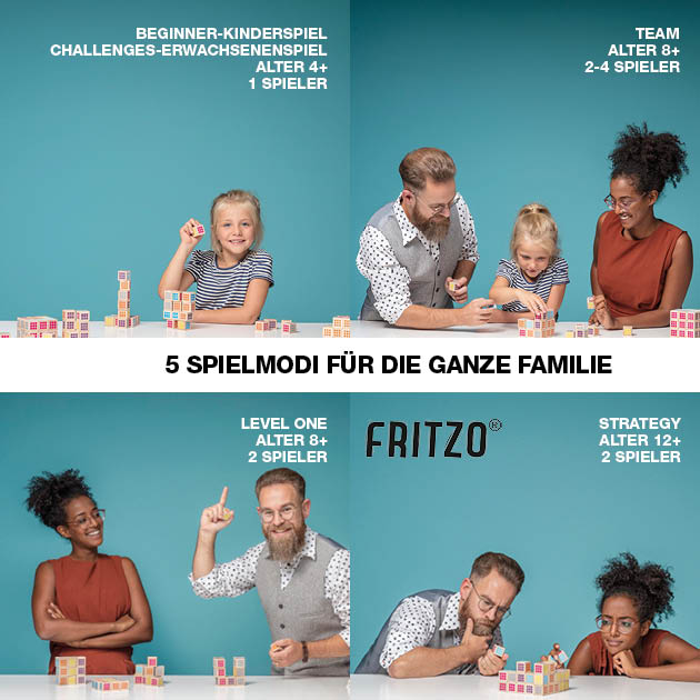 FRITZO CUBE Würfelspiel Spielmodi