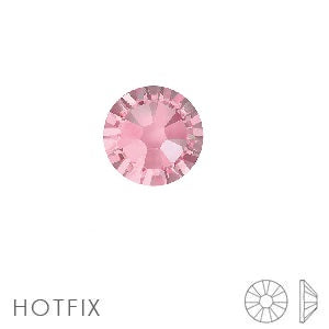 2038 hotfix flat back Light Rose ss8-2.4mm (80)