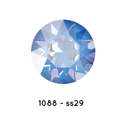 Achat Swarovski 1088 XIRIUS chaton Crystal Ocean DELITE - SS29-6mm (6)