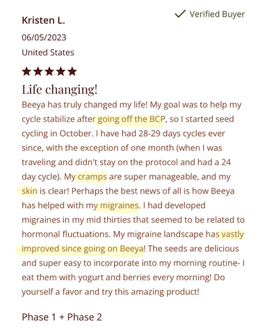 Seed Cycling is Life Changing
