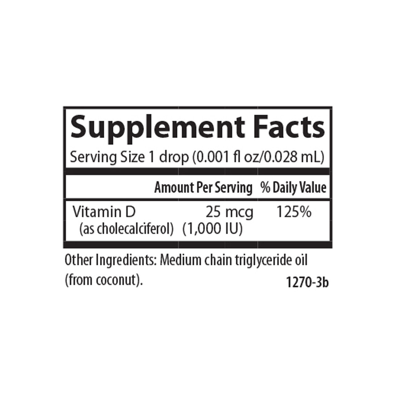 Carlson Labs Super Daily® D3 1,000 IU (25 mcg)