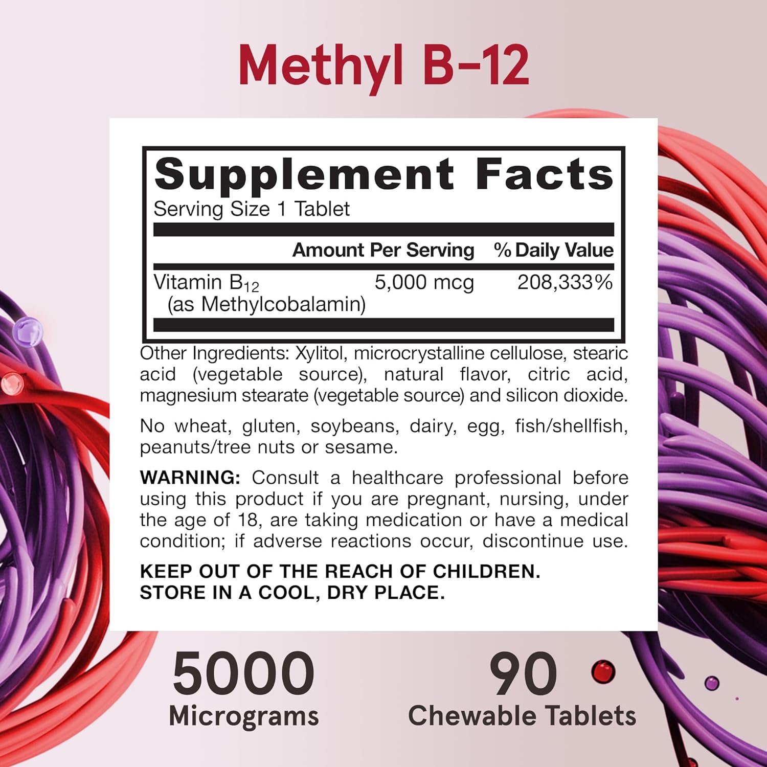 Methyl B-12 Cherry - 5000mcg