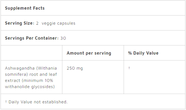 Doctor's Best Ashwagandha with Sensoril, 125 mg, 60 Veggie Caps
