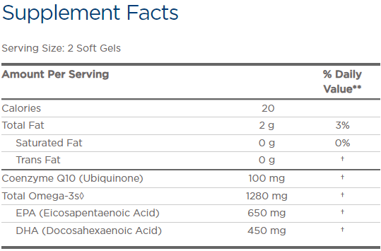 Nordic Naturals Ultimate Omega 1280mg + CoQ10