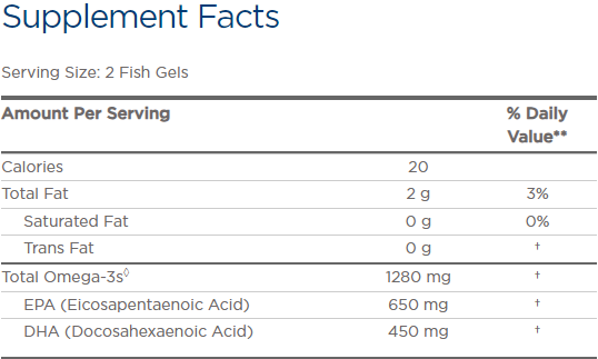 Nordic Naturals Ultimate Omega in Fish Gelatin