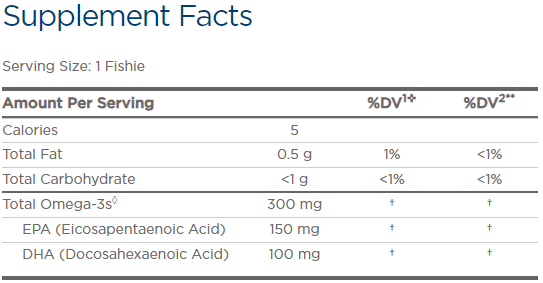 Nordic Naturals Zero Sugar Omega-3 Fishies